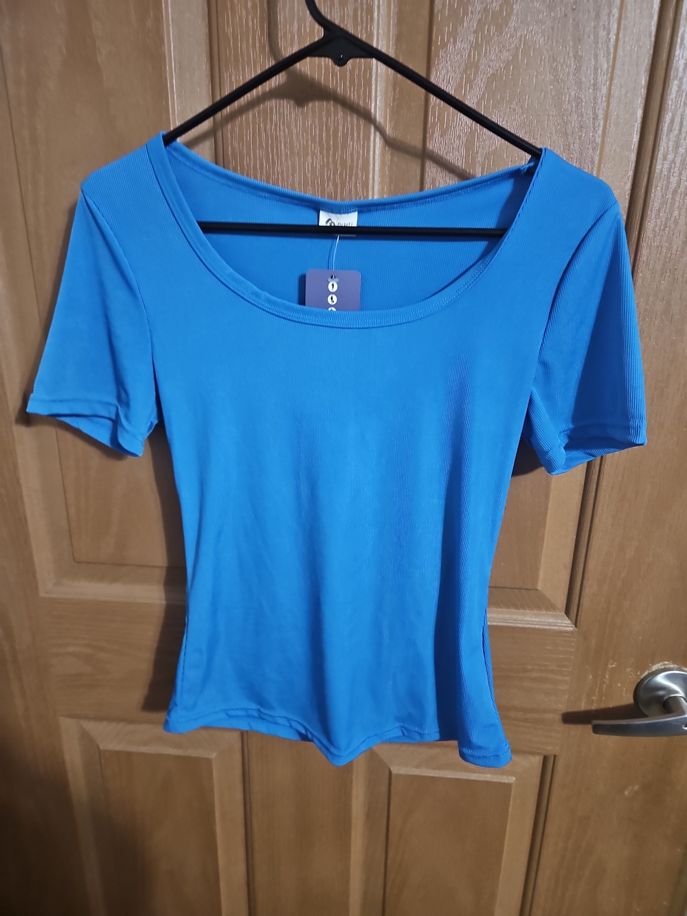 Women’s Misifi  Scoop Neck Short Sleeve Top - Blue